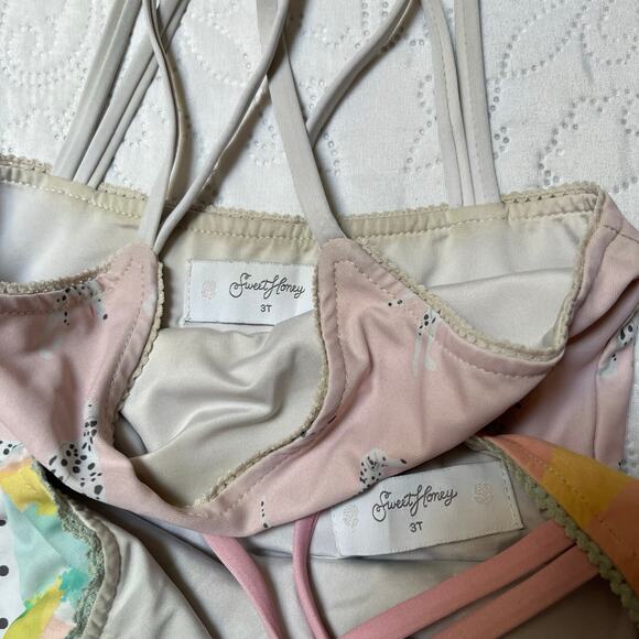 SweetHoney Skirted Swim Suit Bundle Size 3T - Picture 7 of 7